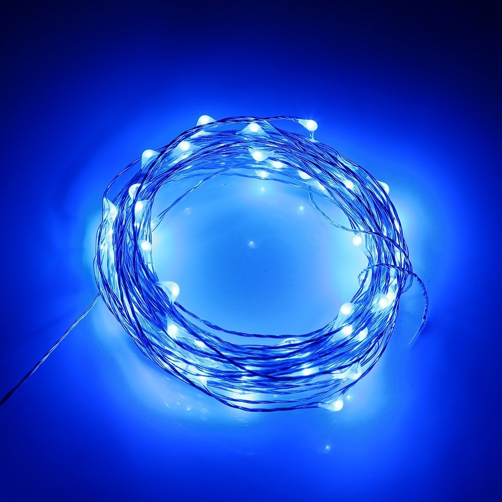 100 LED Copper String Lights OEM – Blue – Theperfectco.com